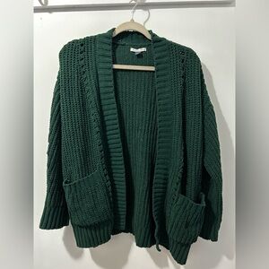 American Eagle Outfitters Forest Green Cardigan